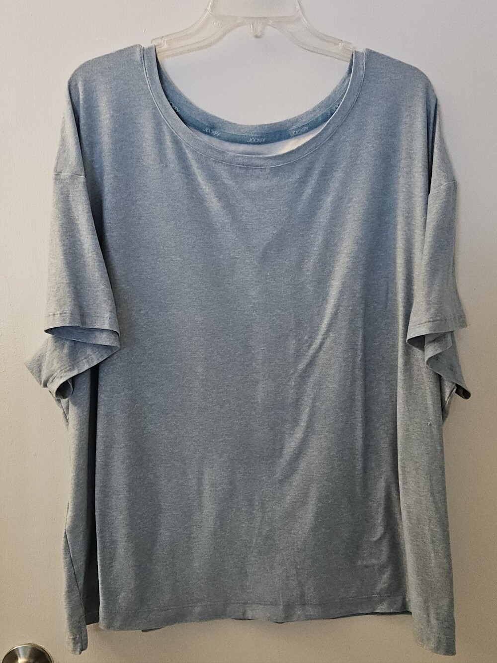 Jockey Light Blue Women’s Short Sleeve Crewneck Tee